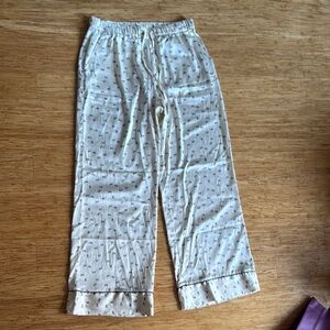 White Pajama Pants - never worn